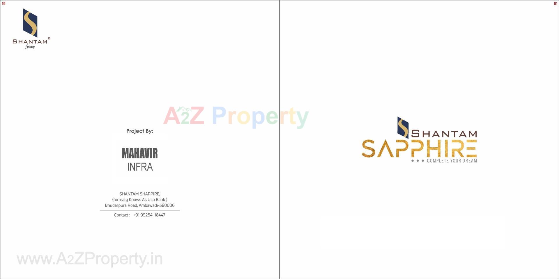  of real estate project Shantam Sapphire located at Chhadavad, Ahmedabad, Gujarat