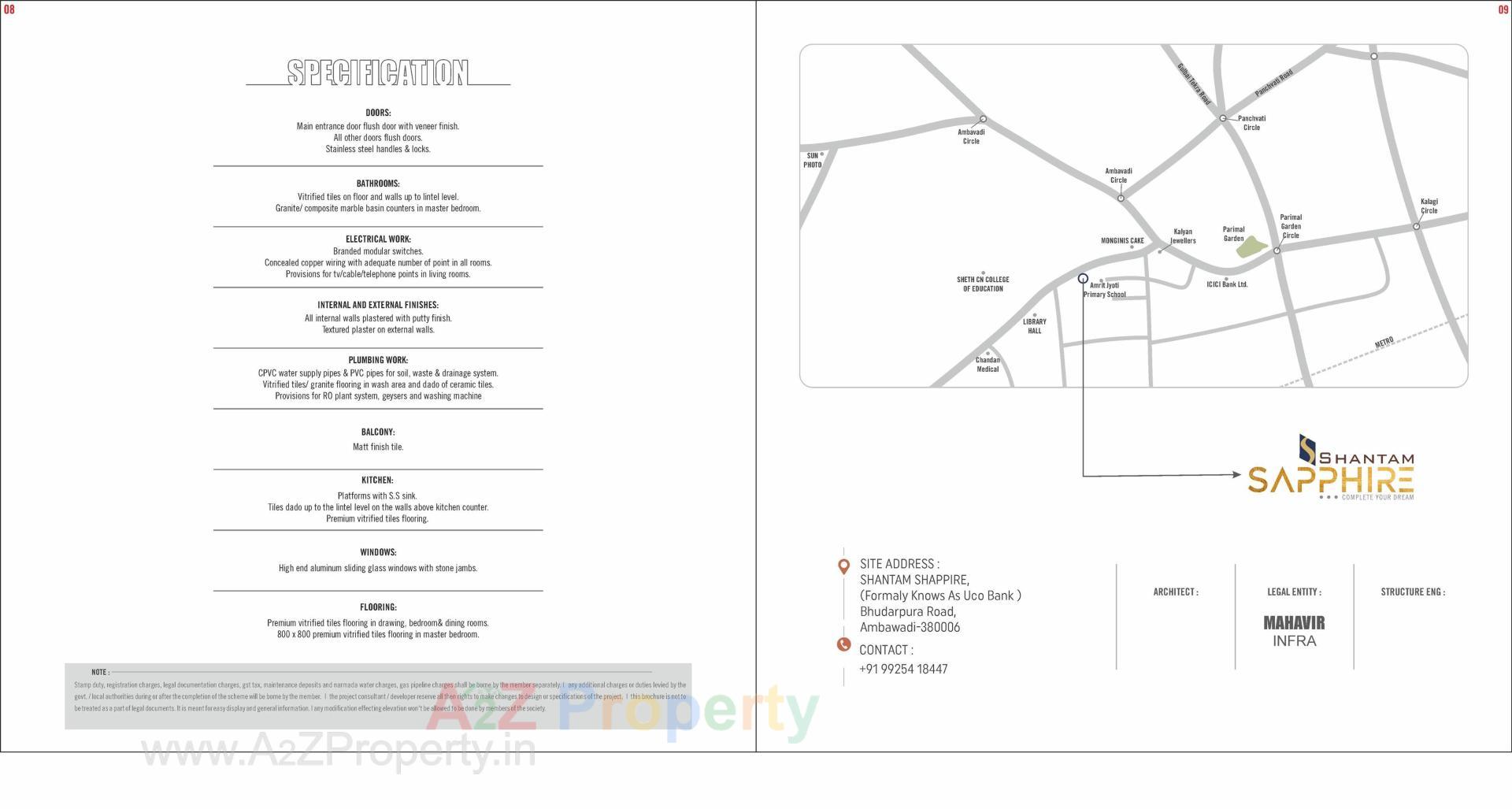  of real estate project Shantam Sapphire located at Chhadavad, Ahmedabad, Gujarat