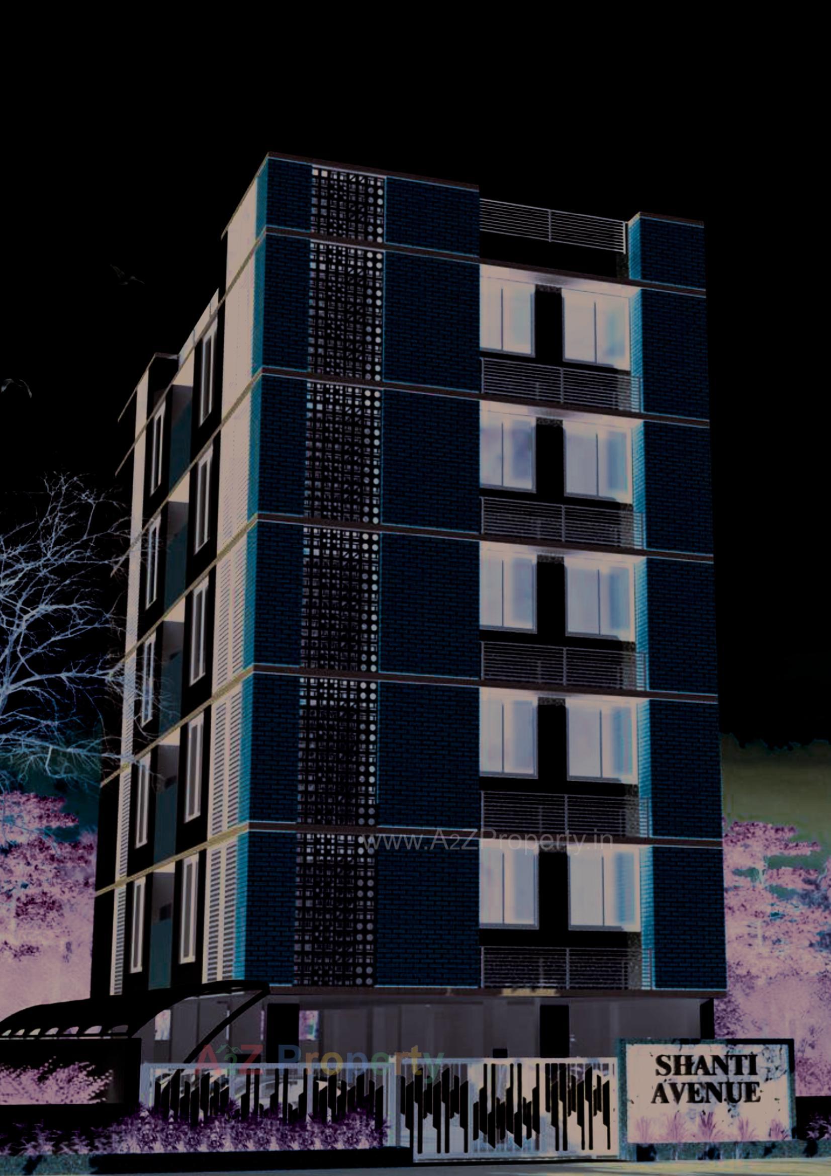 3D Elevation of real estate project Shanti Avenue located at Paldi, Ahmedabad, Gujarat