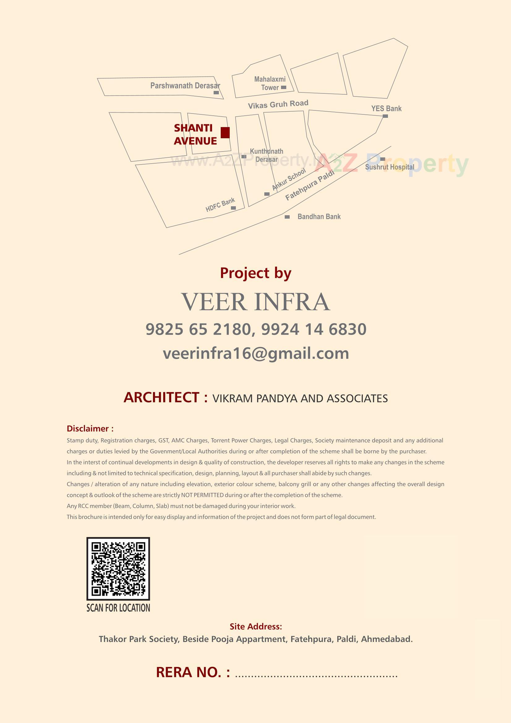  of real estate project Shanti Avenue located at Paldi, Ahmedabad, Gujarat