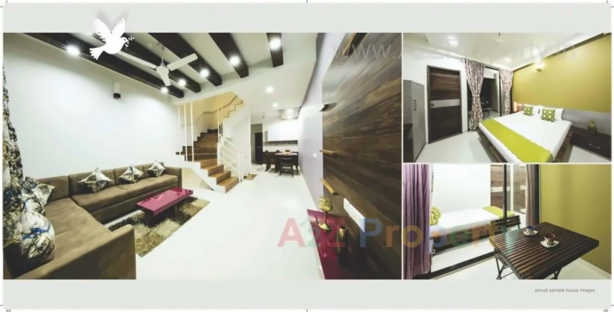 3D Elevation of real estate project Shantikunj located at Hanspura, Ahmedabad, Gujarat