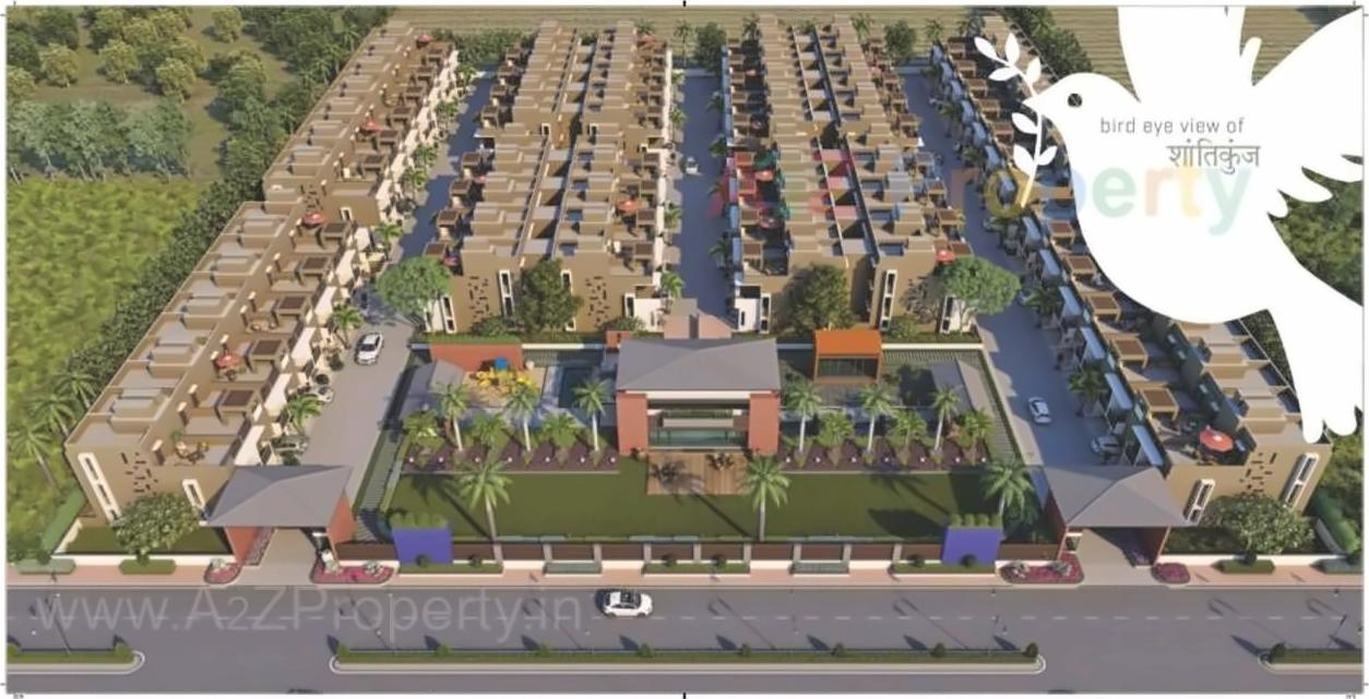 3D Elevation of real estate project Shantikunj located at Hanspura, Ahmedabad, Gujarat