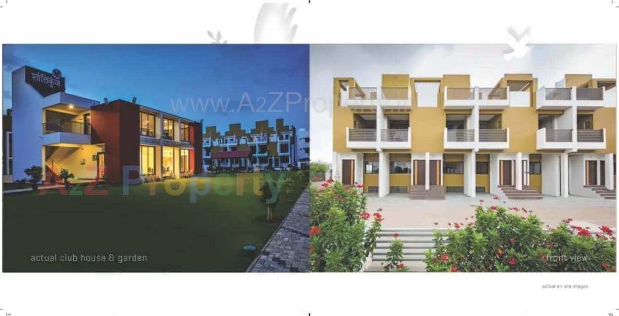 3D Elevation of real estate project Shantikunj located at Hanspura, Ahmedabad, Gujarat