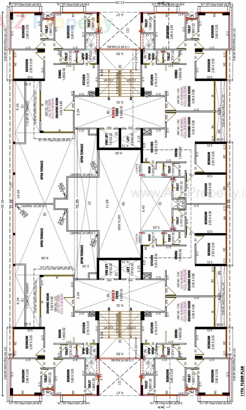 Layout of real estate project Shantim located at Ahmedabad, Ahmedabad, Gujarat