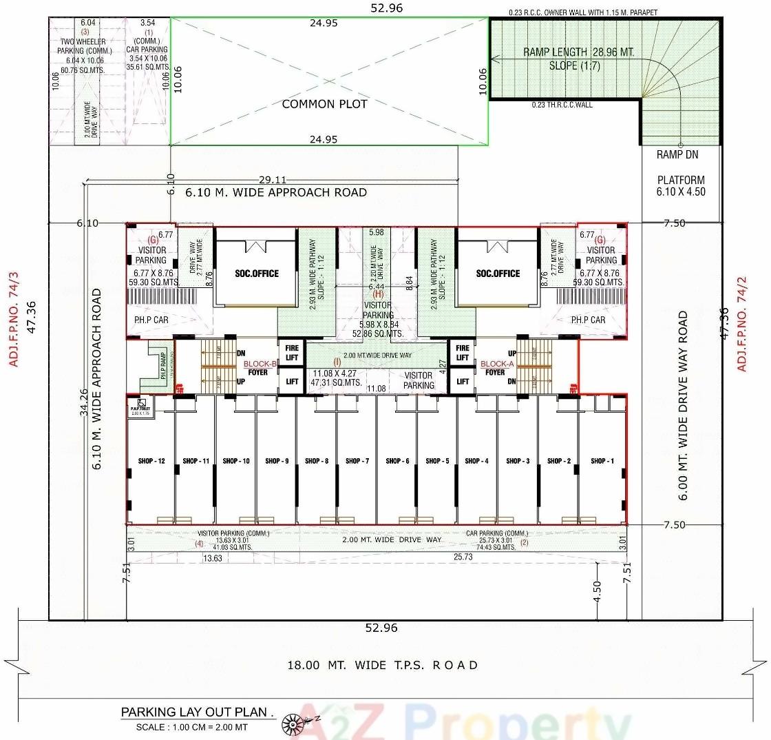 Layout of real estate project Shantim located at Ahmedabad, Ahmedabad, Gujarat