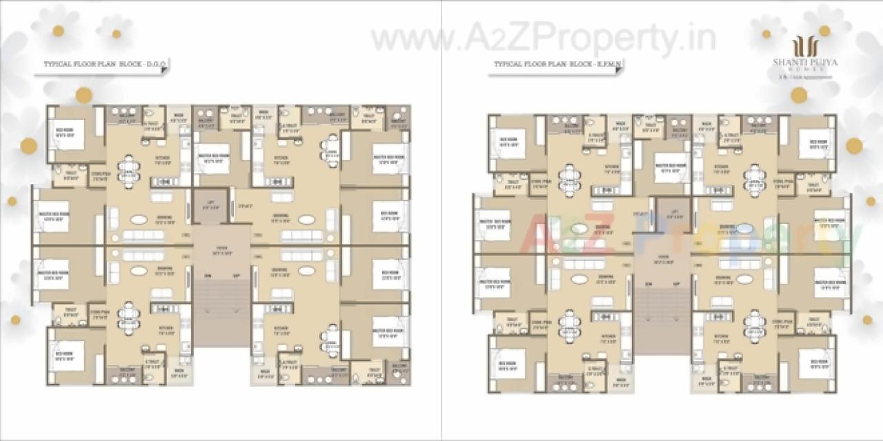 Layout of real estate project Shantipujya Homes located at Chandlodiya, Ahmedabad, Gujarat