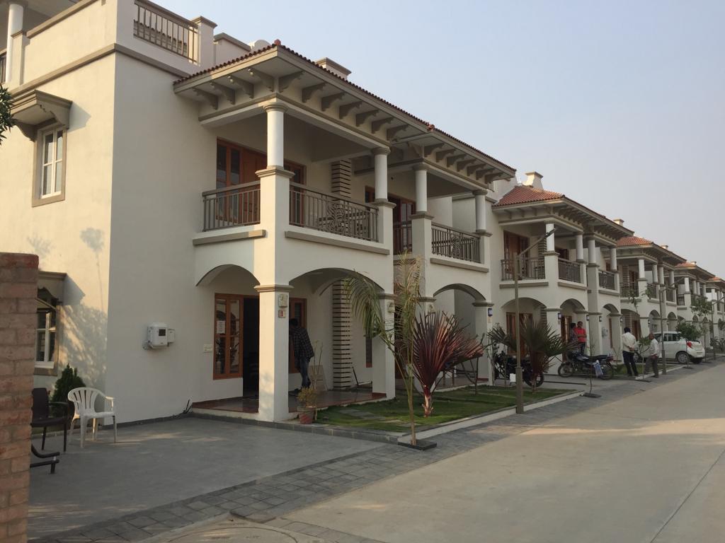 181883_const of real estate project Shantipushp Bunglows located at Gota, Ahmedabad, Gujarat