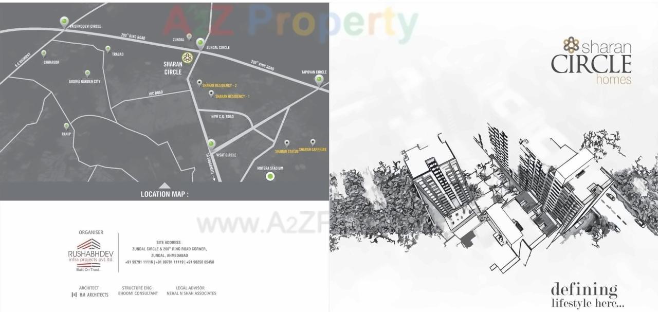  of real estate project Sharan Circle Homes located at Chandkheda, Ahmedabad, Gujarat