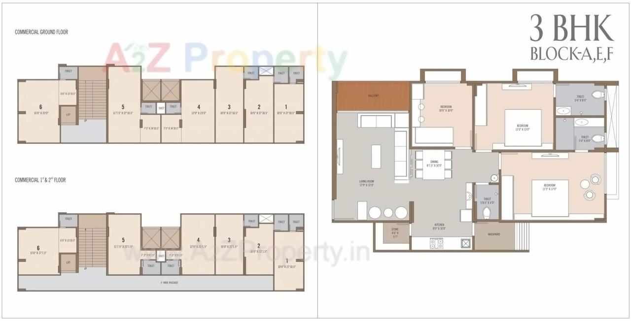 Layout of real estate project Sharan Circle Homes located at Chandkheda, Ahmedabad, Gujarat