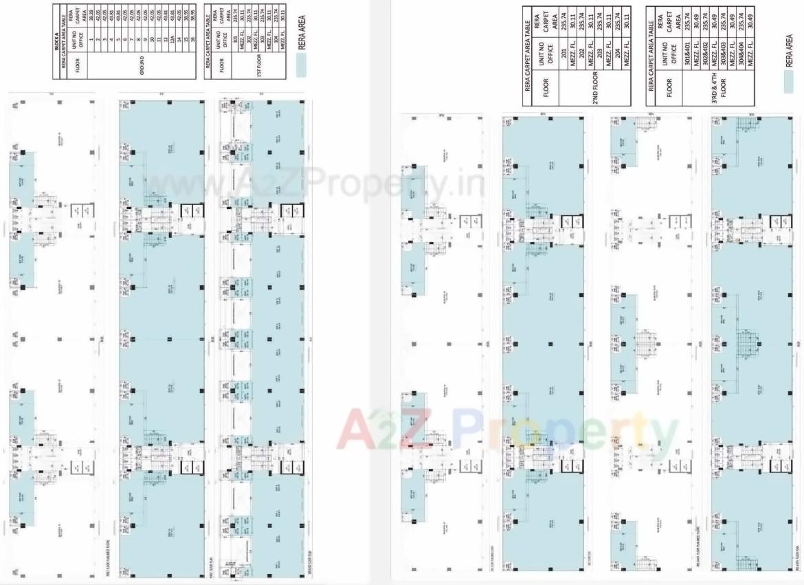 Layout of real estate project Sharanam Solitaire located at Mithipur, Ahmedabad, Gujarat