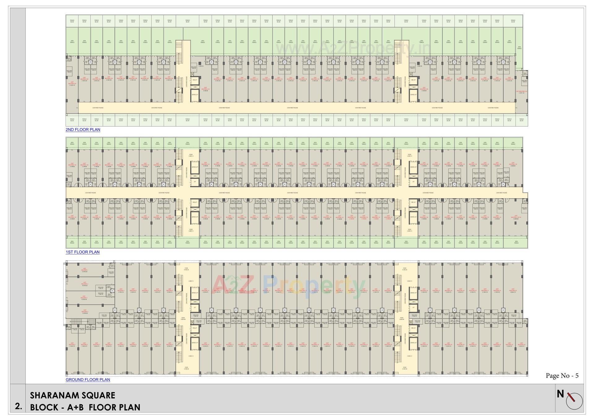 Layout of real estate project Sharanam Square located at Mithipur-rakhiyal, Ahmedabad, Gujarat