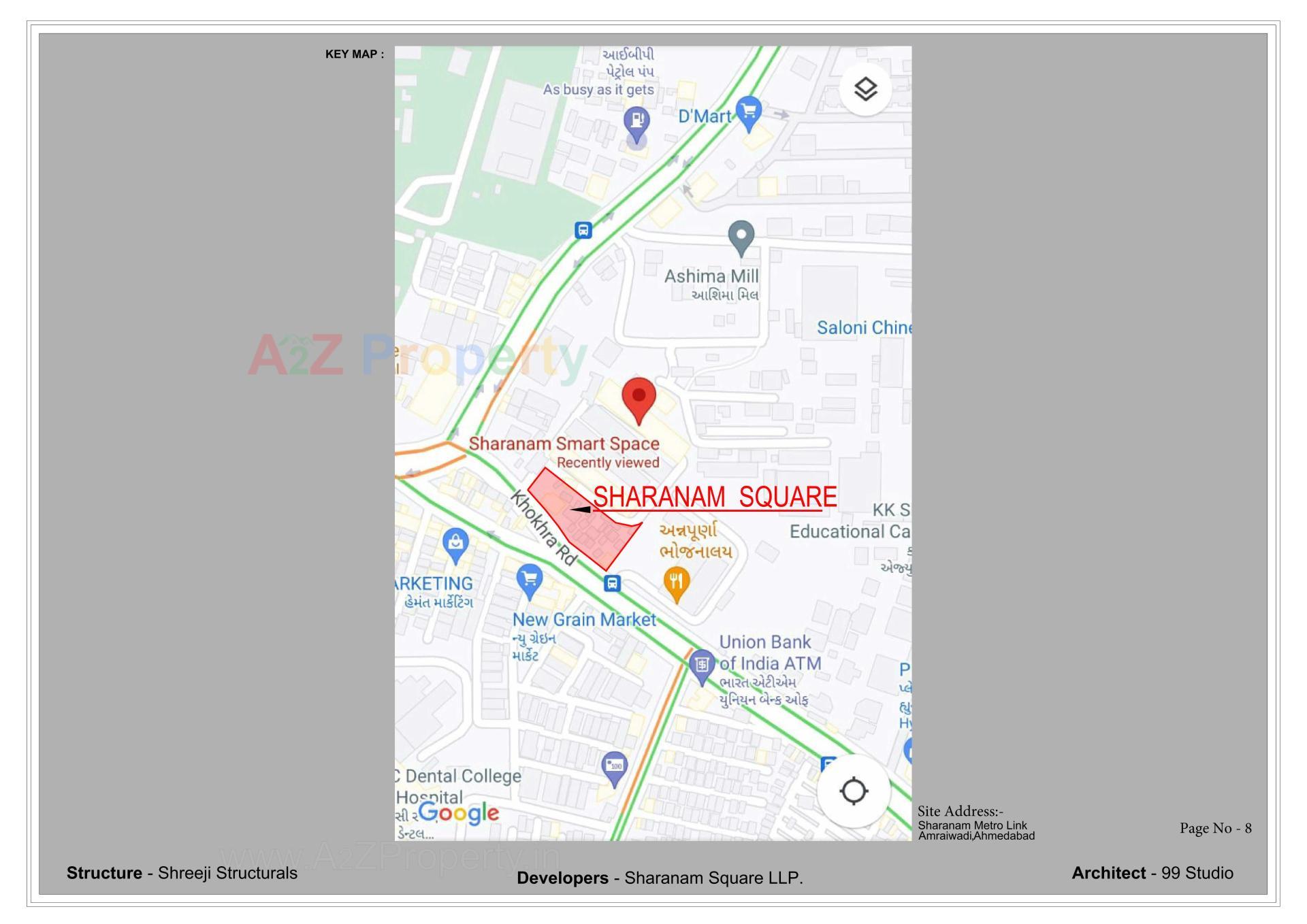  of real estate project Sharanam Square located at Mithipur-rakhiyal, Ahmedabad, Gujarat