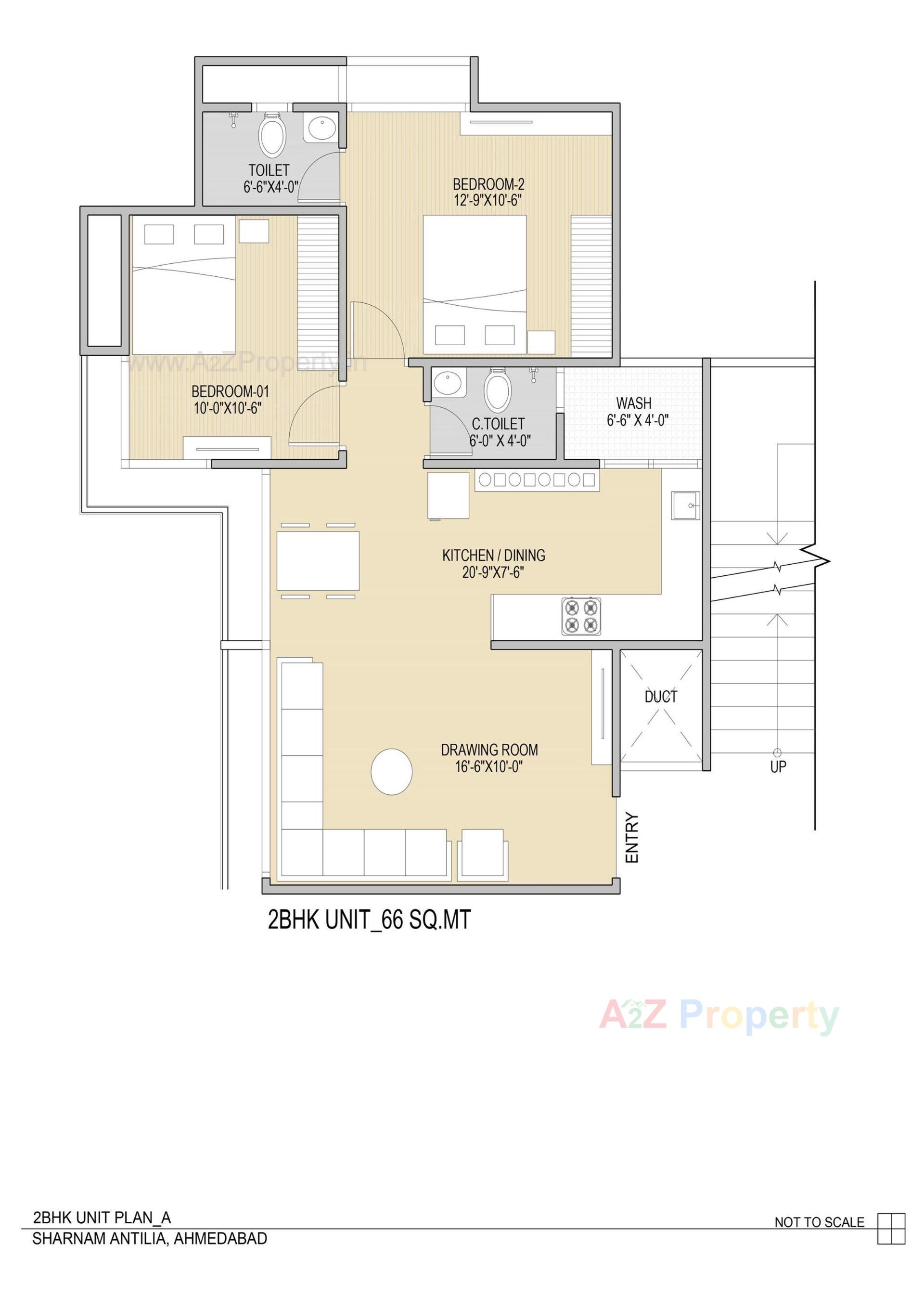 Layout of real estate project Sharnam Antlia located at Ramol, Ahmedabad, Gujarat