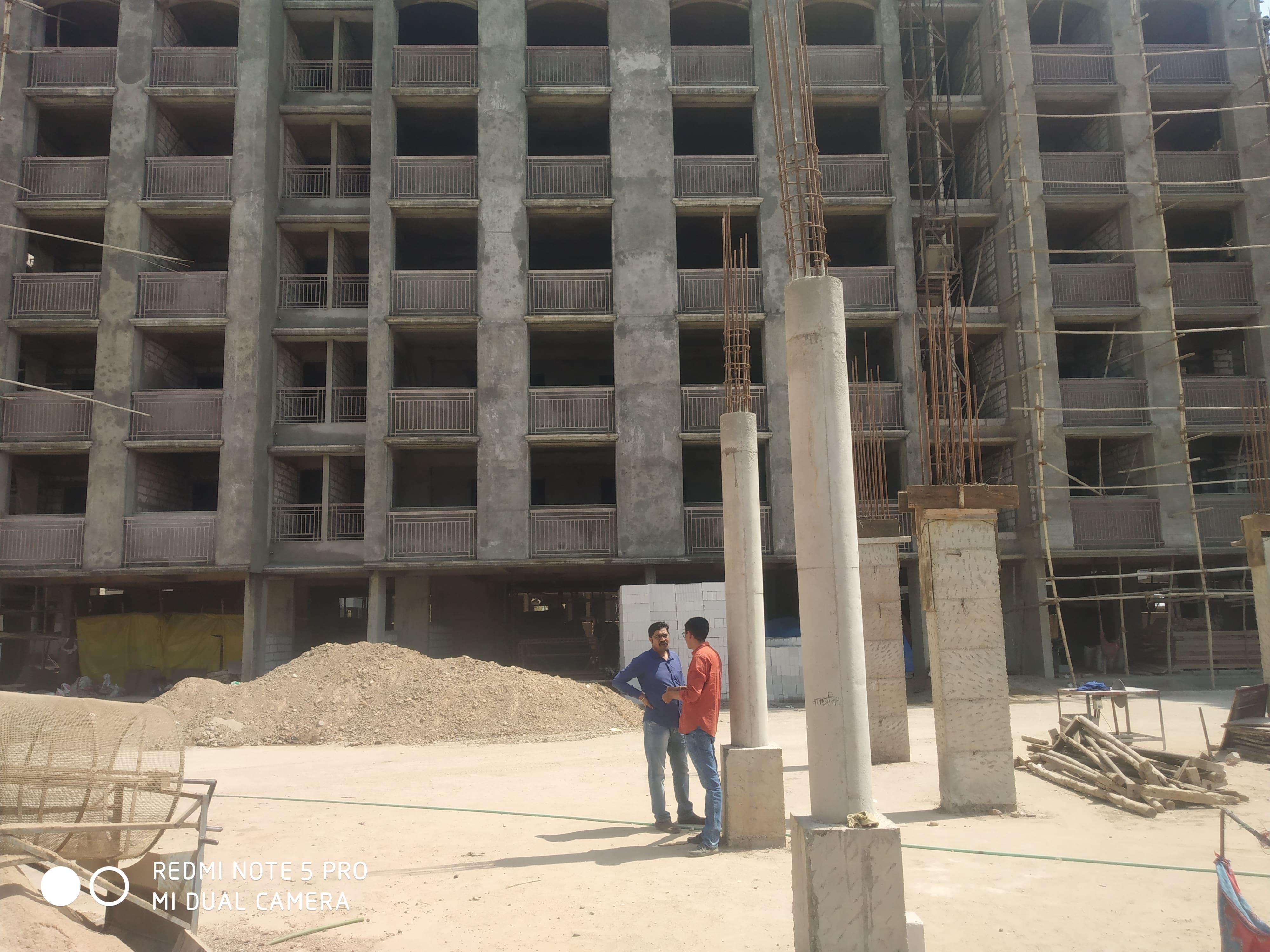 119169_const of real estate project Sharnam Elegance located at Ramol, Ahmedabad, Gujarat