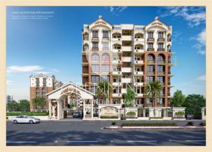 Elevation of real estate project Sharnam Elegance located at Ramol, Ahmedabad, Gujarat