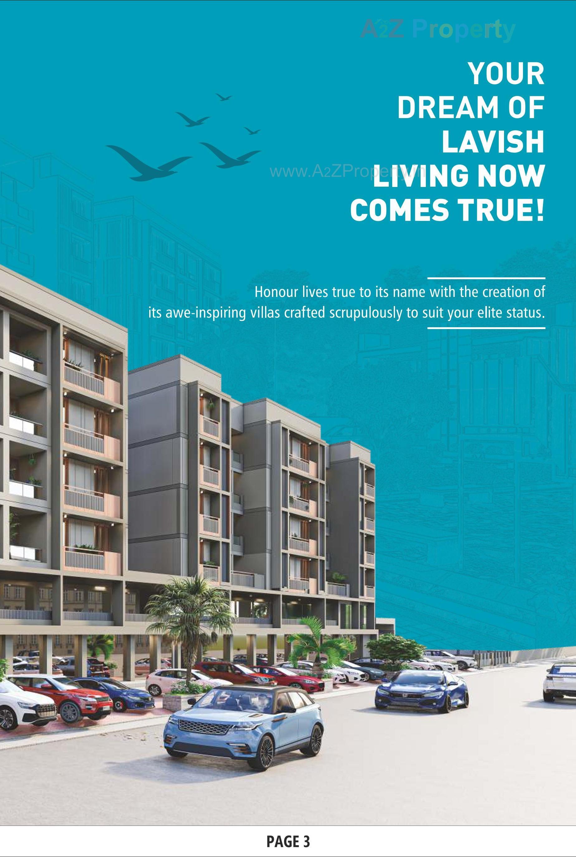 3D Elevation of real estate project Sharnam Enclave located at Hansalpur, Ahmedabad, Gujarat