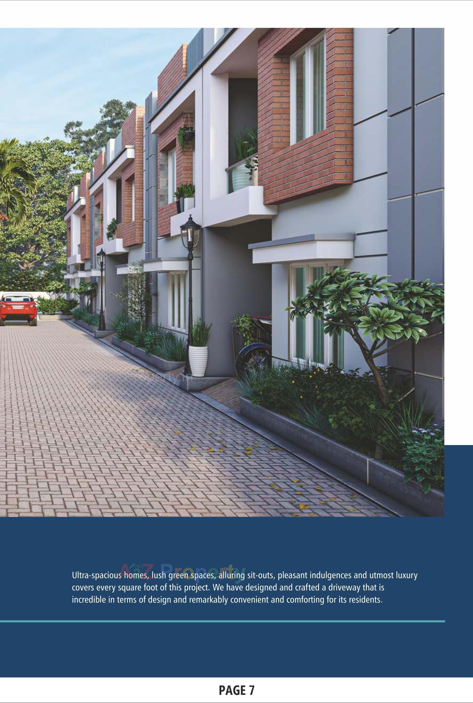 3D Elevation of real estate project Sharnam Enclave located at Hansalpur, Ahmedabad, Gujarat