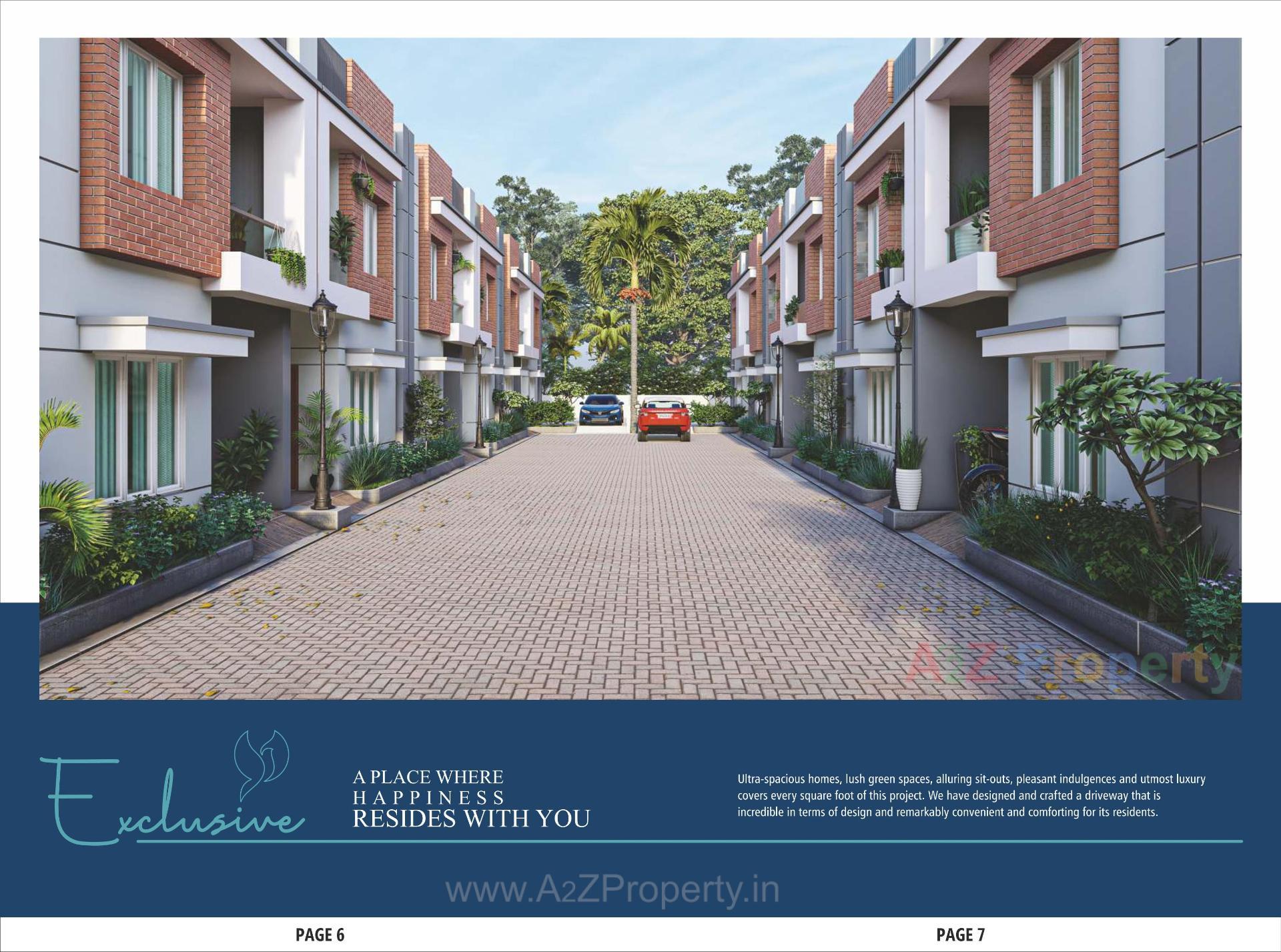 3D Elevation of real estate project Sharnam Enclave located at Hansalpur, Ahmedabad, Gujarat