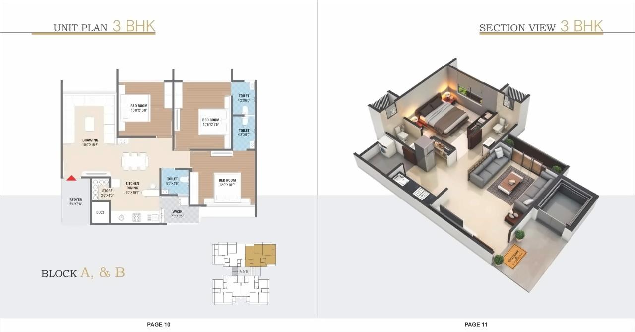 Layout of real estate project Sharnam Heights located at Kathwada, Ahmedabad, Gujarat