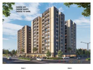 Elevation of real estate project Sharnam Homes located at Nikol, Ahmedabad, Gujarat