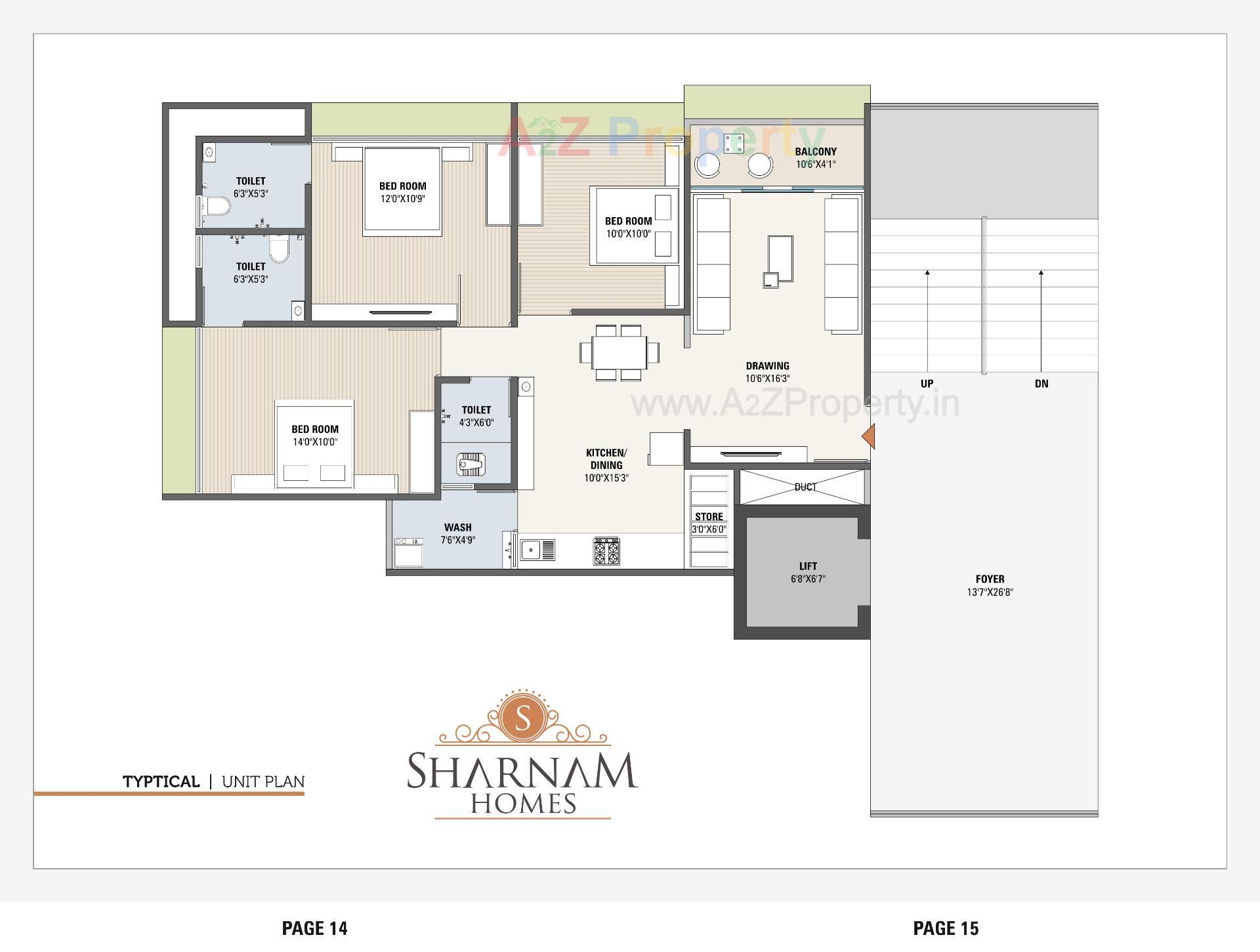 Layout of real estate project Sharnam Homes located at Nikol, Ahmedabad, Gujarat