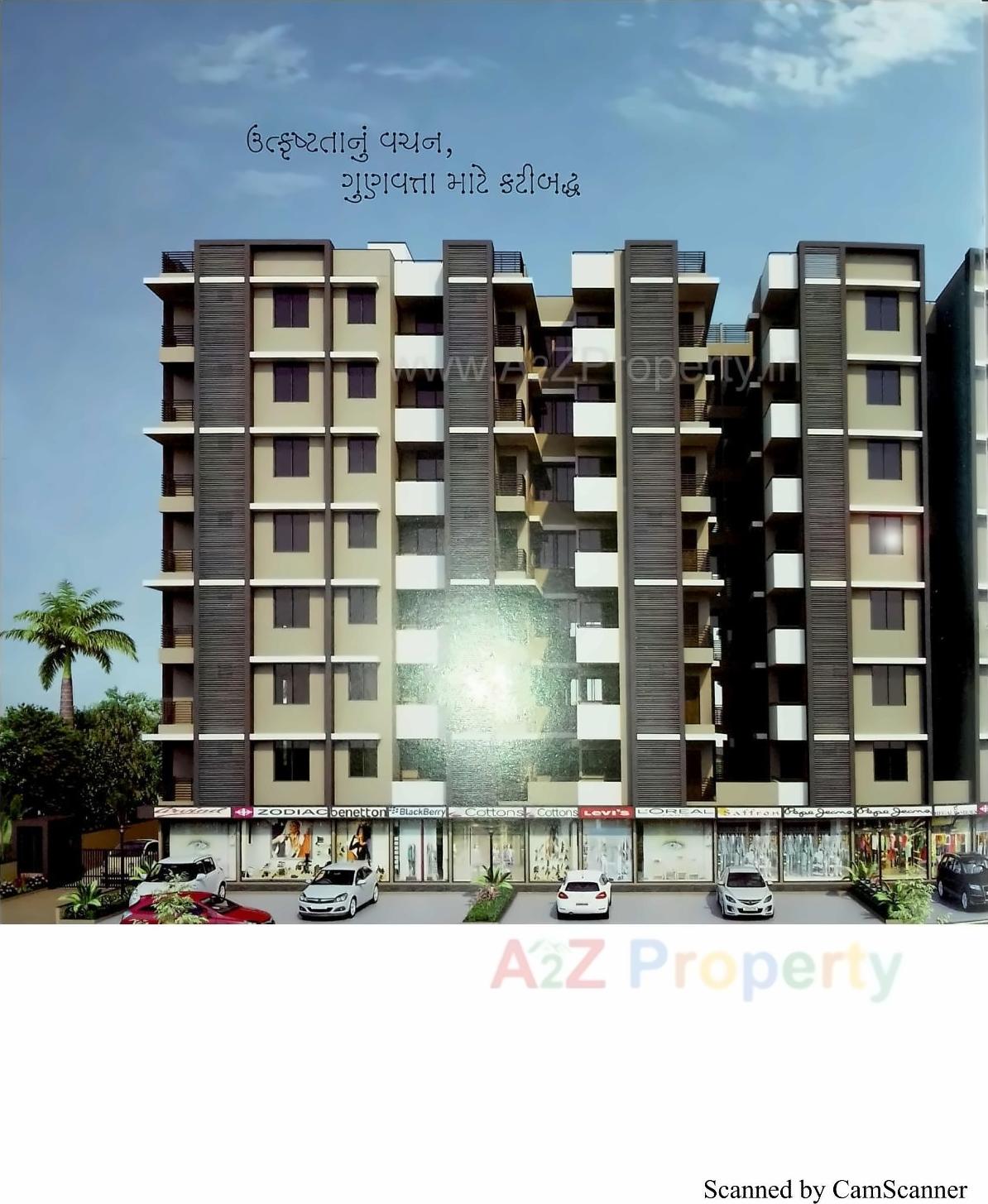 3D Elevation of real estate project Sharnam Paradise located at Vastral, Ahmedabad, Gujarat