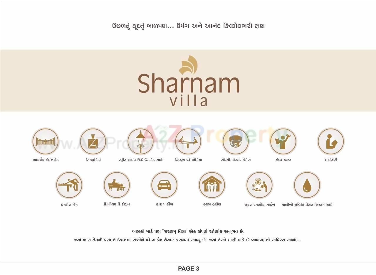 Amenities of Sharnam Villa