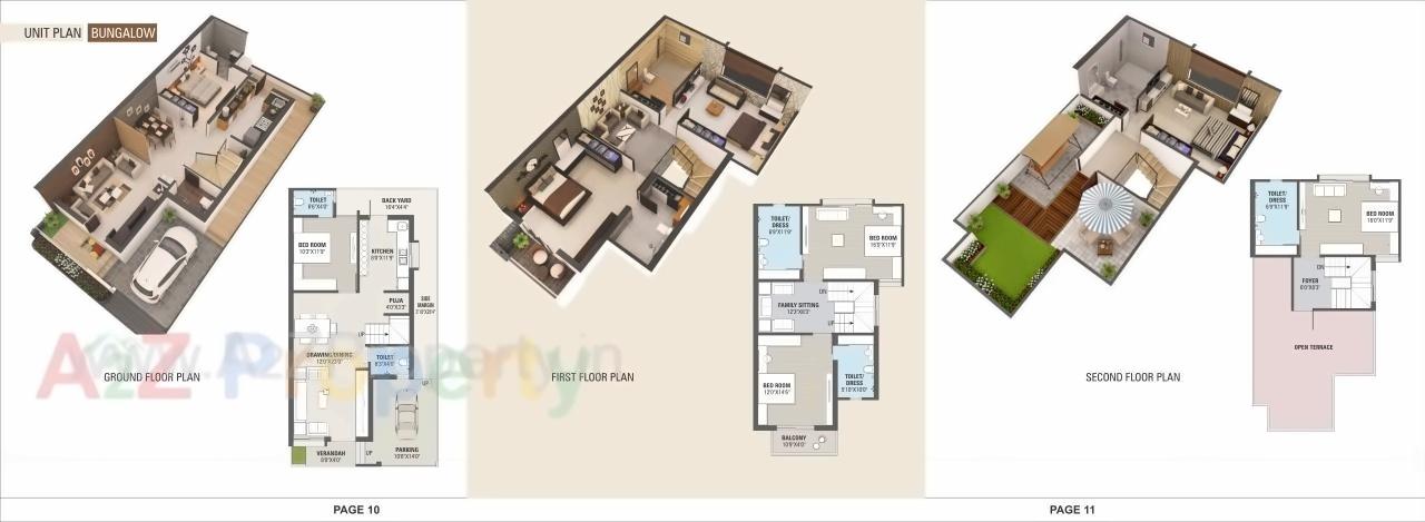 Layout of real estate project Sharnam Villa located at Kathwada, Ahmedabad, Gujarat