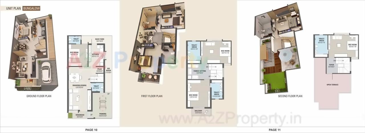 Layout of real estate project Sharnam Villa located at Kathwada, Ahmedabad, Gujarat