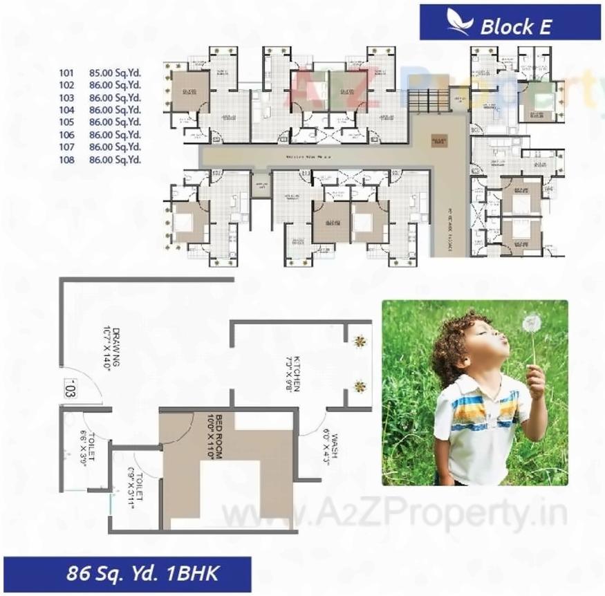 Layout of real estate project Shashi Avenue located at Vatva, Ahmedabad, Gujarat