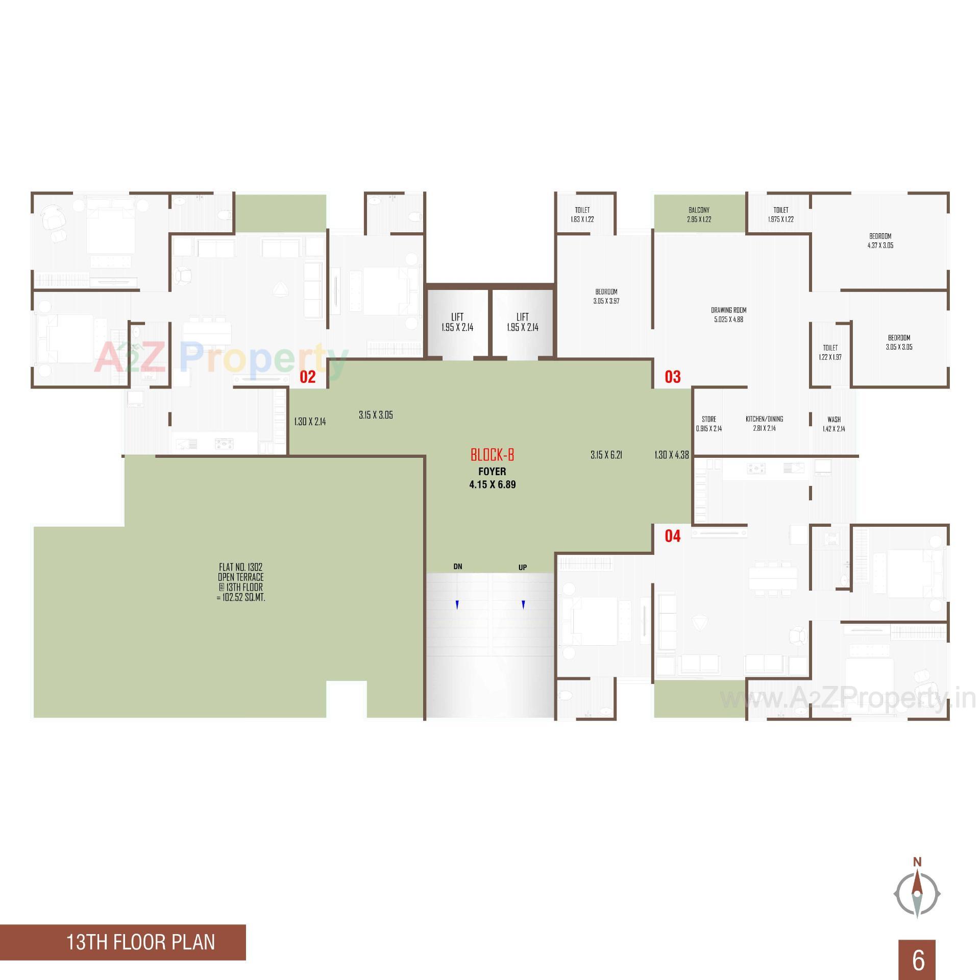 Layout of real estate project Shashwat Aura located at Vastral, Ahmedabad, Gujarat