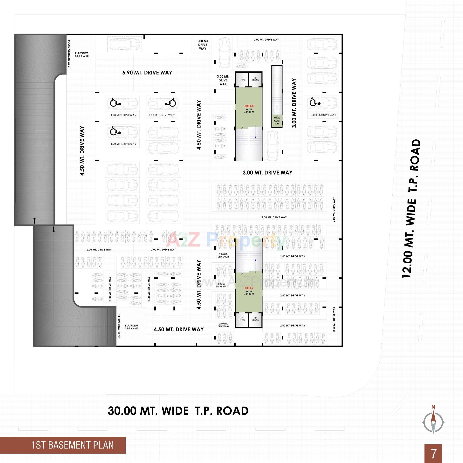 Layout of real estate project Shashwat Aura located at Vastral, Ahmedabad, Gujarat