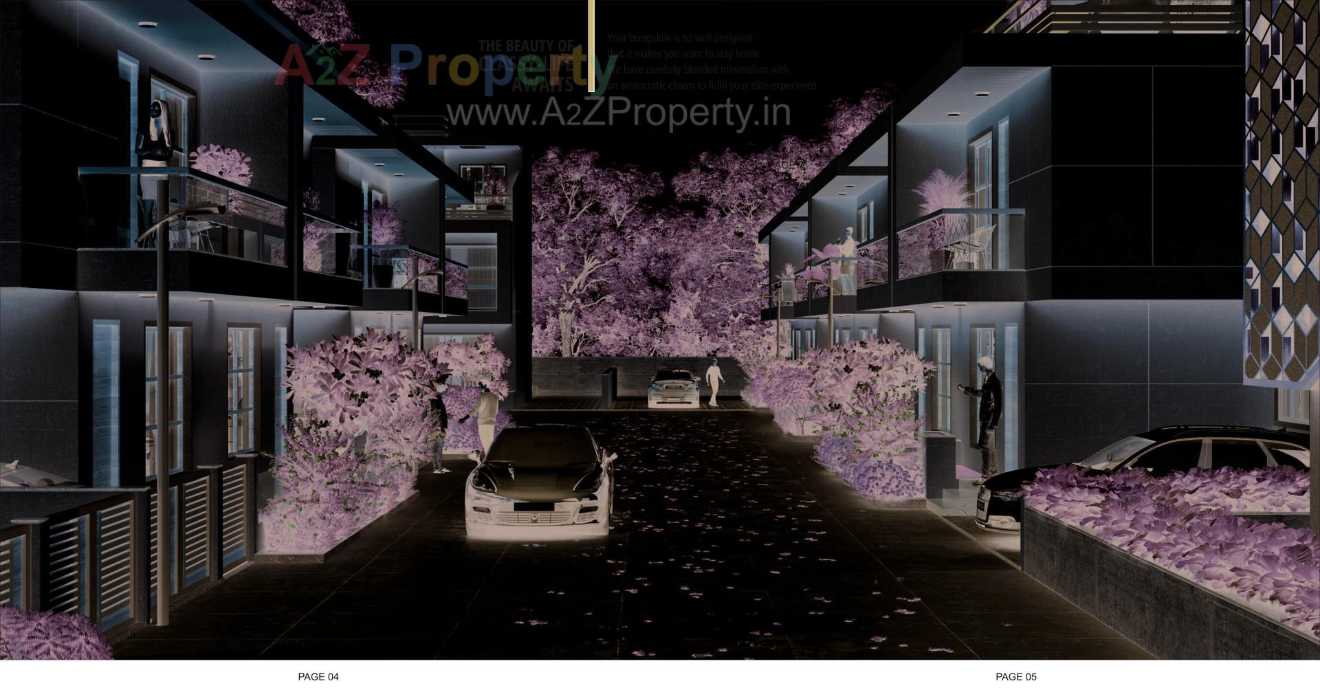 3D Elevation of real estate project Shashwat Elysium located at Chandkheda, Ahmedabad, Gujarat