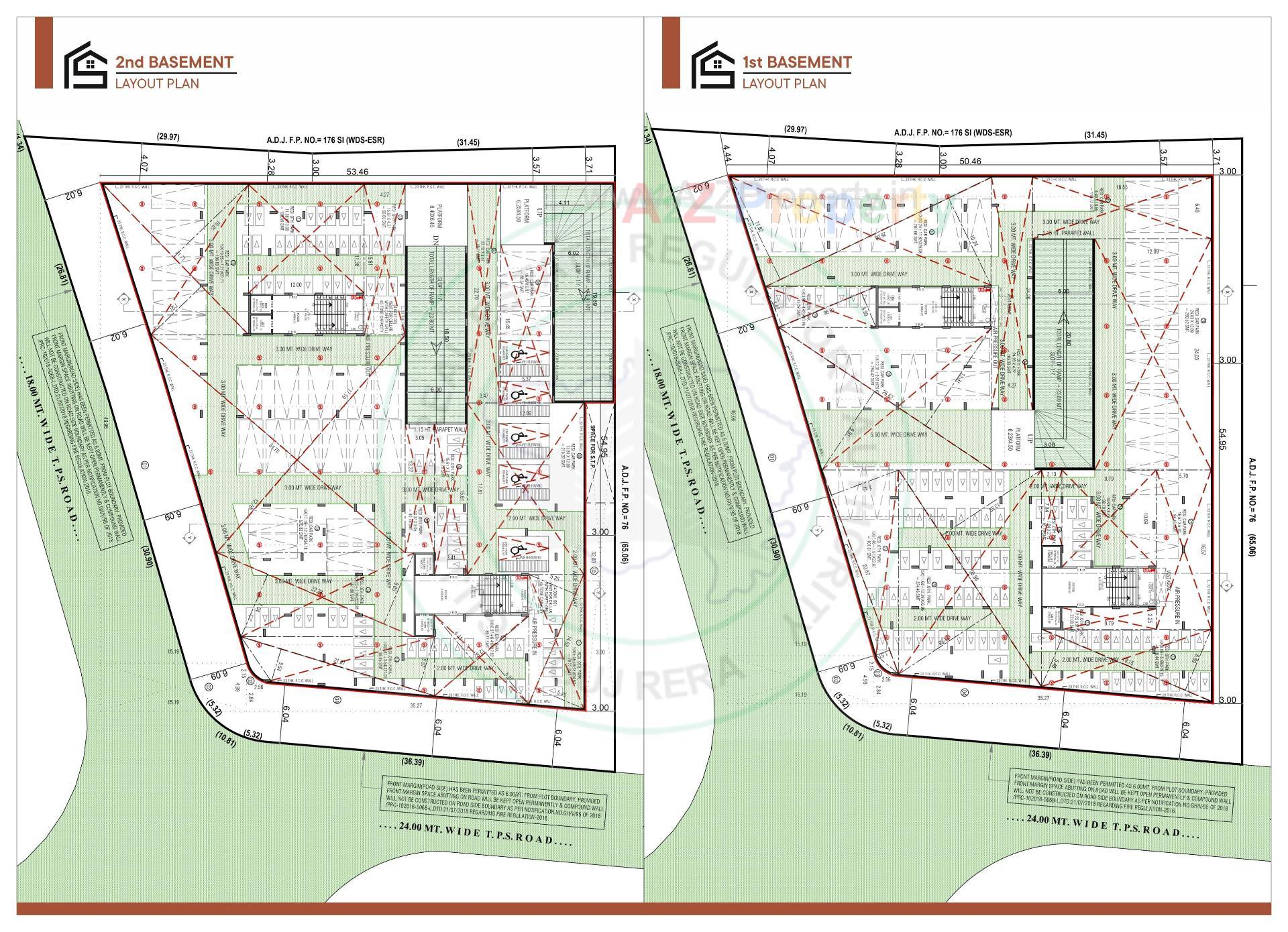 Layout of real estate project Shashwat Empire located at Kathwada, Ahmedabad, Gujarat