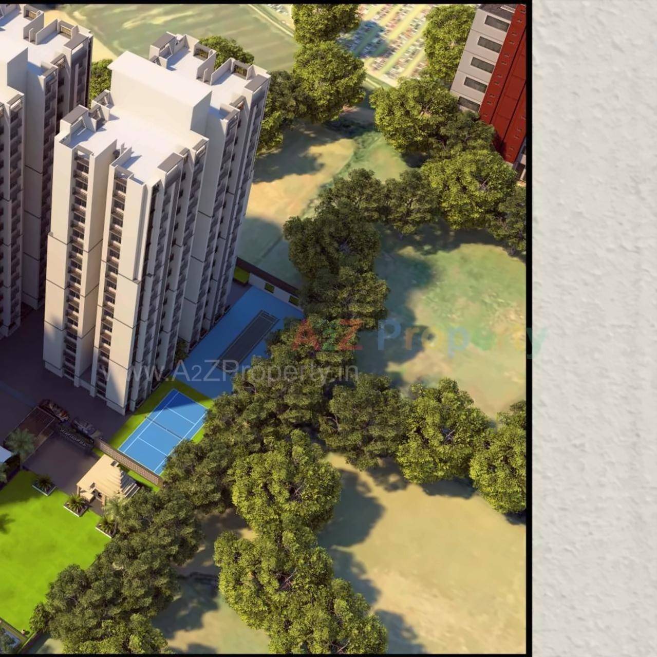 3D Elevation of real estate project Shashwat Heights located at Ahmedabad, Ahmedabad, Gujarat