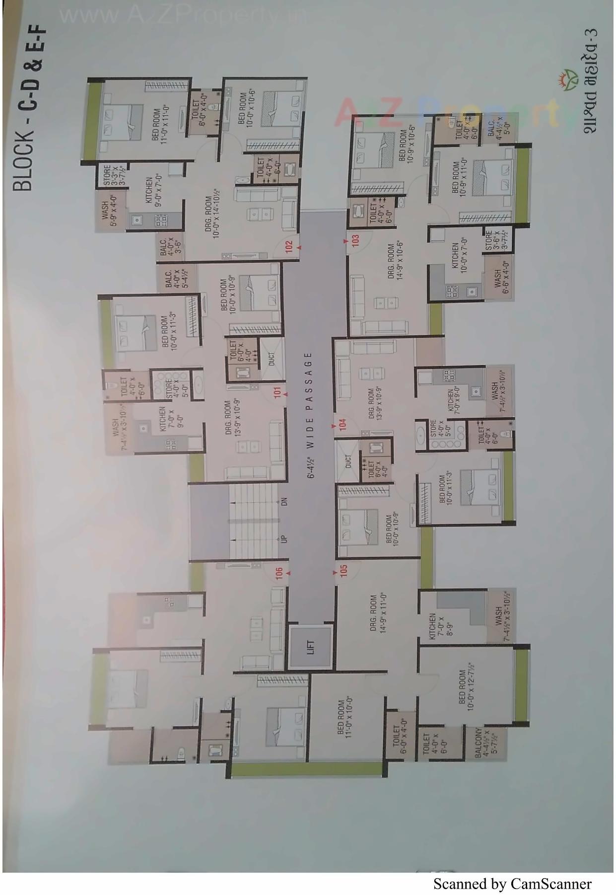 Layout of real estate project Shashwat Mahadev located at Vastral, Ahmedabad, Gujarat