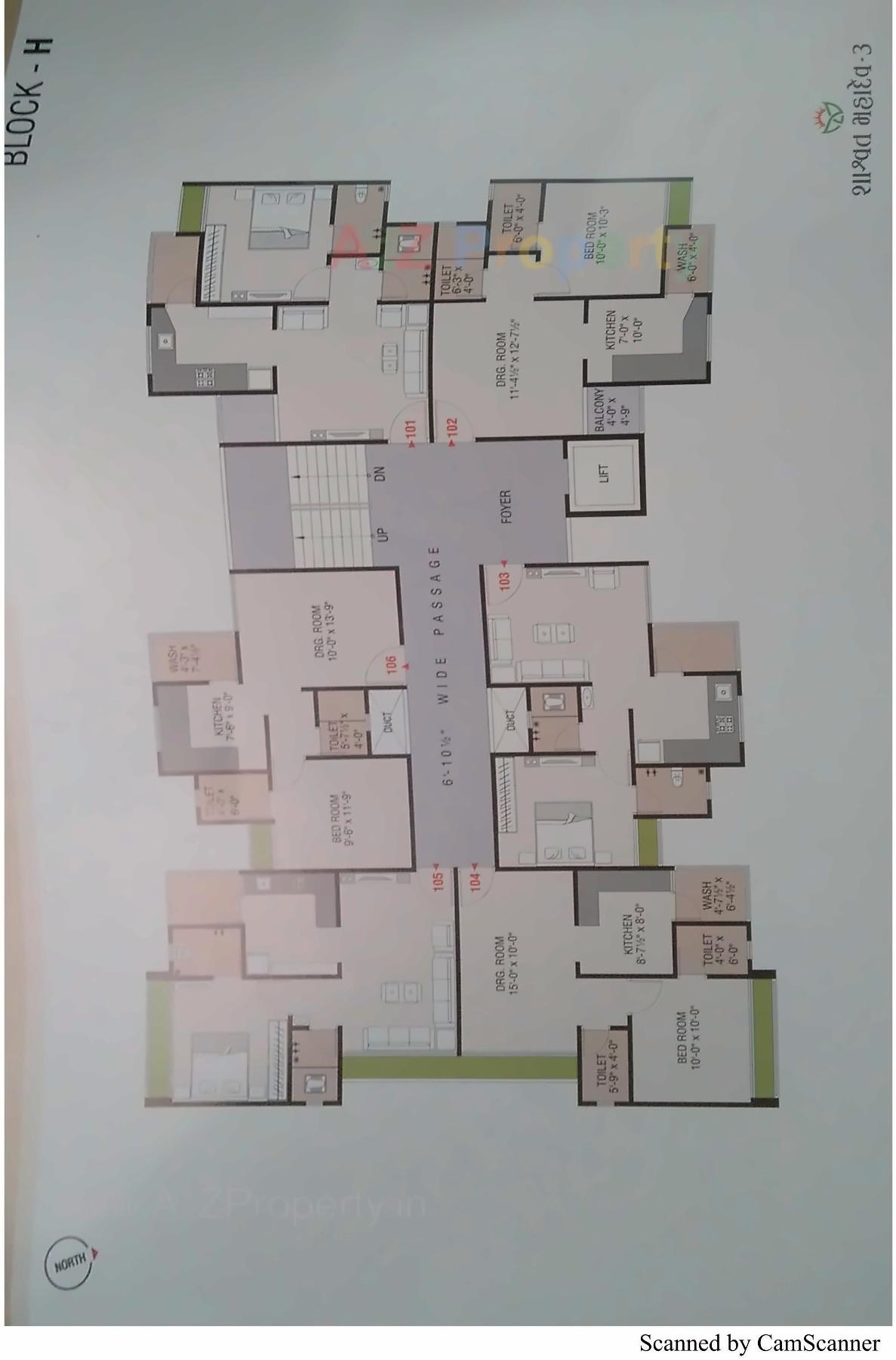 Layout of real estate project Shashwat Mahadev located at Vastral, Ahmedabad, Gujarat