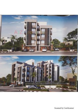 Elevation of real estate project Shashwat Residency located at Ognaj, Ahmedabad, Gujarat