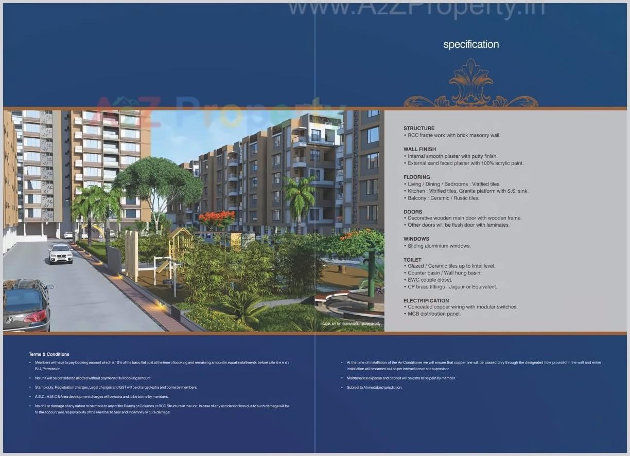  of real estate project Shayona Aagman Block located at Gota, Ahmedabad, Gujarat