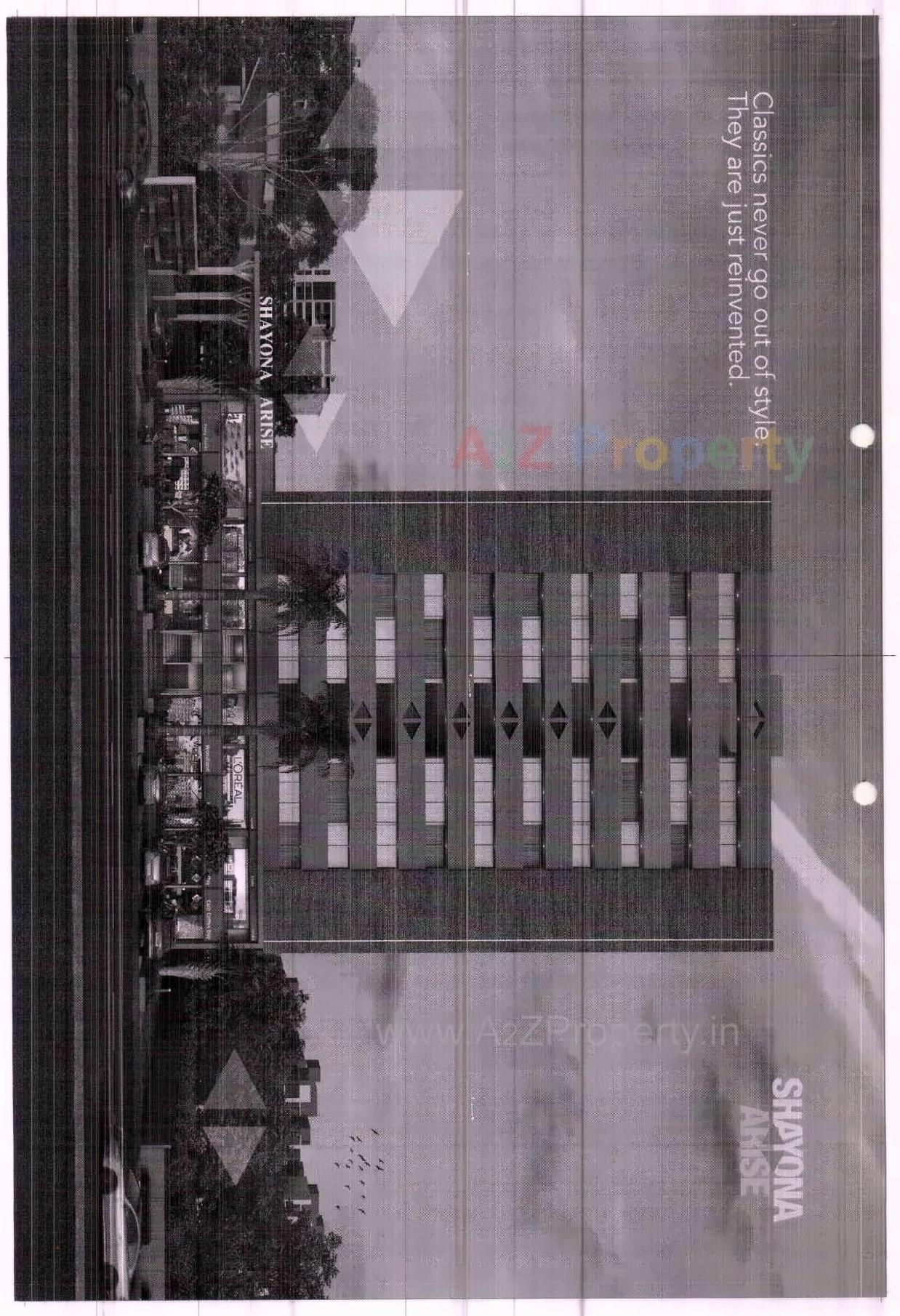 Layout of real estate project Shayona Arise located at Hanspura, Ahmedabad, Gujarat