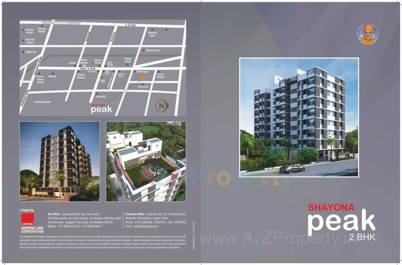  of real estate project Shayona Peak located at Chenpur, Ahmedabad, Gujarat