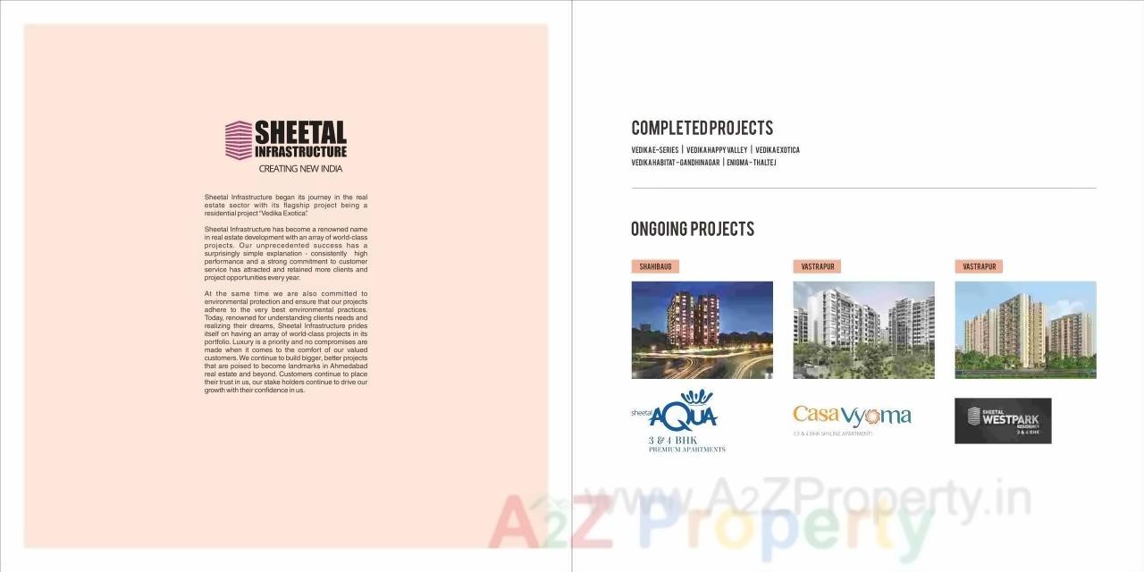  of real estate project Sheetal Westpark Imperia located at Vastrapur, Ahmedabad, Gujarat