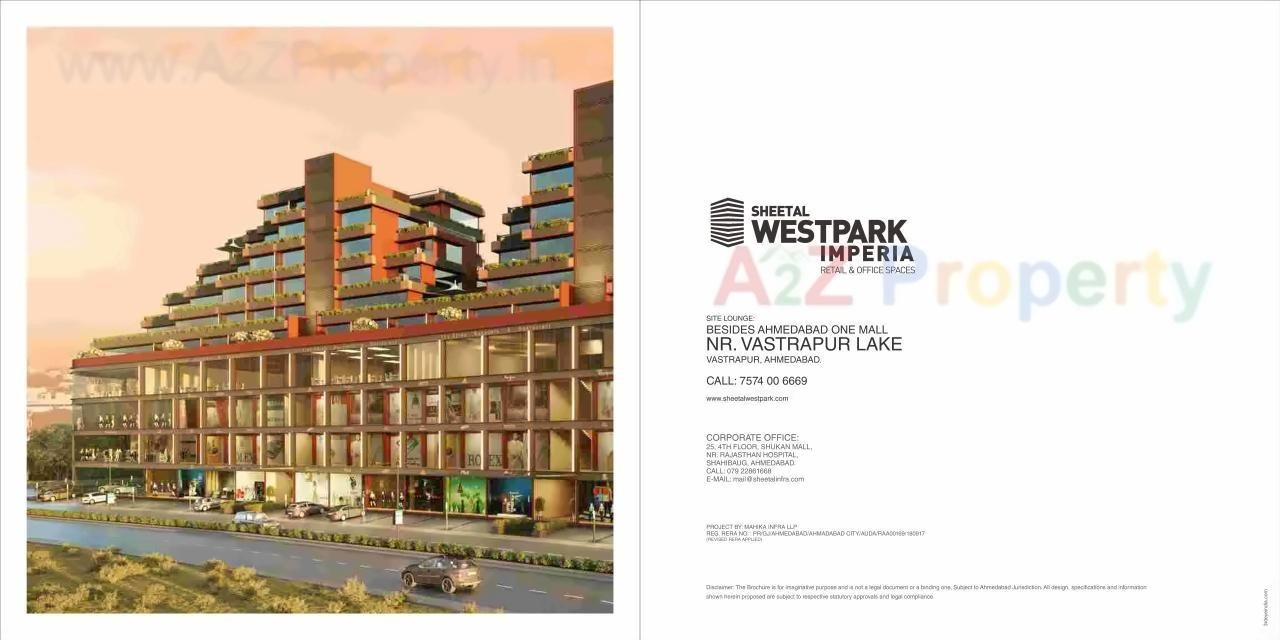  of real estate project Sheetal Westpark Imperia located at Vastrapur, Ahmedabad, Gujarat