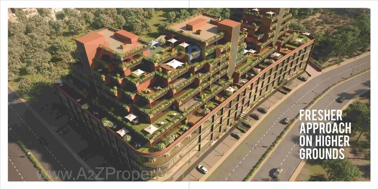 3D Elevation of real estate project Sheetal Westpark Imperia located at Vastrapur, Ahmedabad, Gujarat