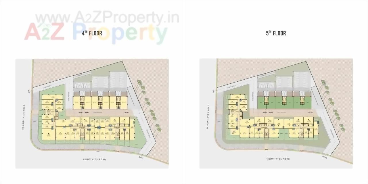 Layout of real estate project Sheetal Westpark Imperia located at Vastrapur, Ahmedabad, Gujarat