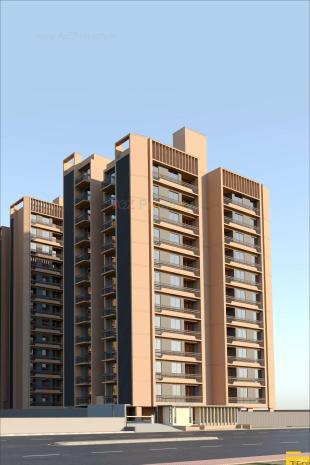 Elevation of real estate project Sheladia Divine located at Bopal, Ahmedabad, Gujarat