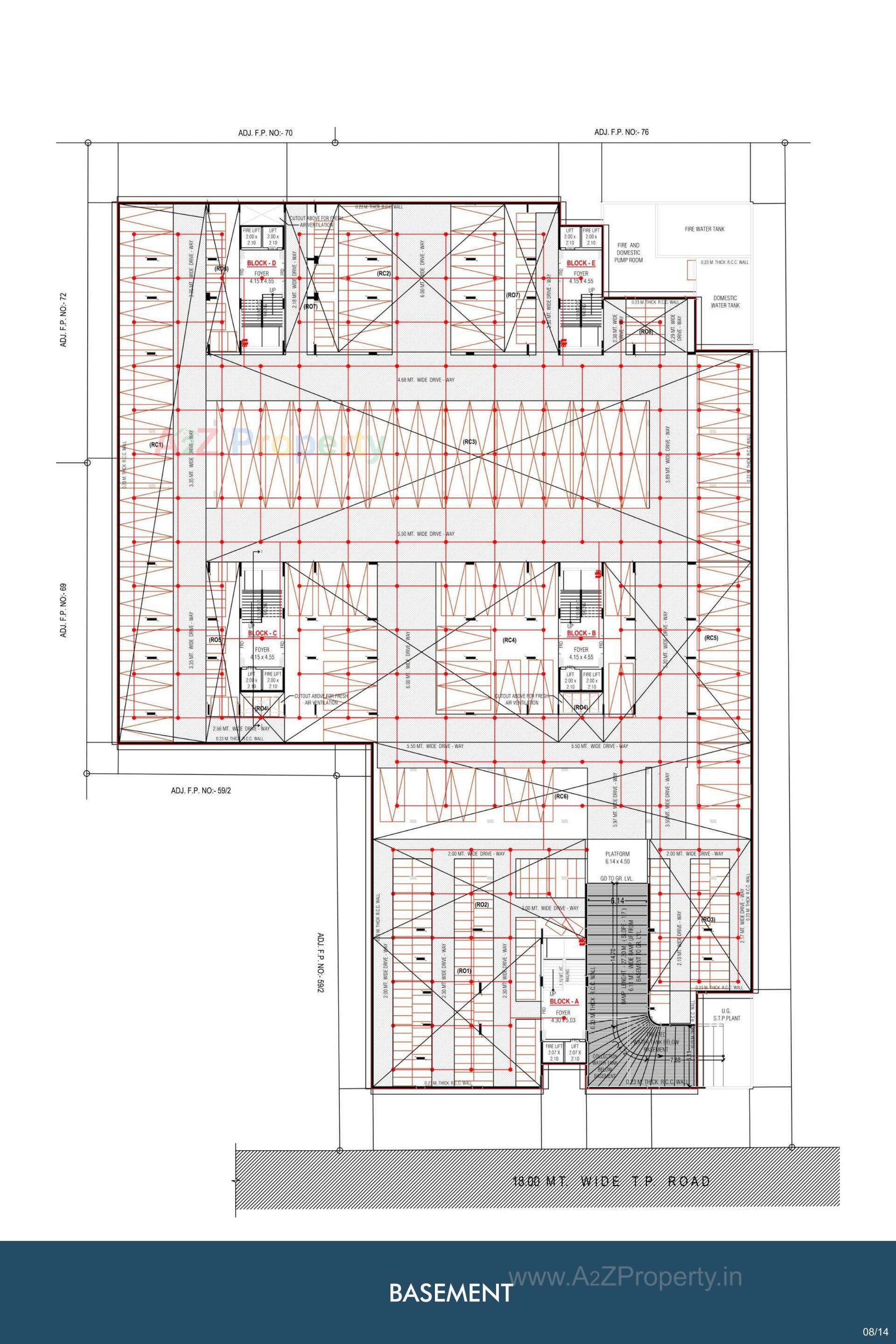 Layout of real estate project Sheladia Divine located at Bopal, Ahmedabad, Gujarat