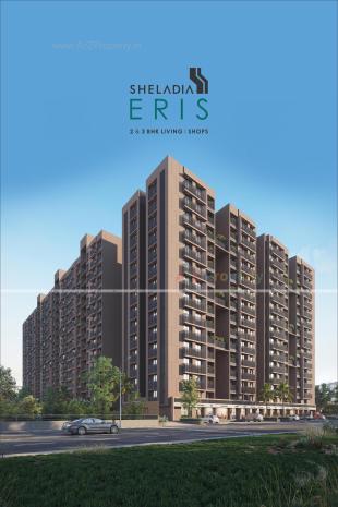 Elevation of real estate project Sheladia Eris located at Shela, Ahmedabad, Gujarat