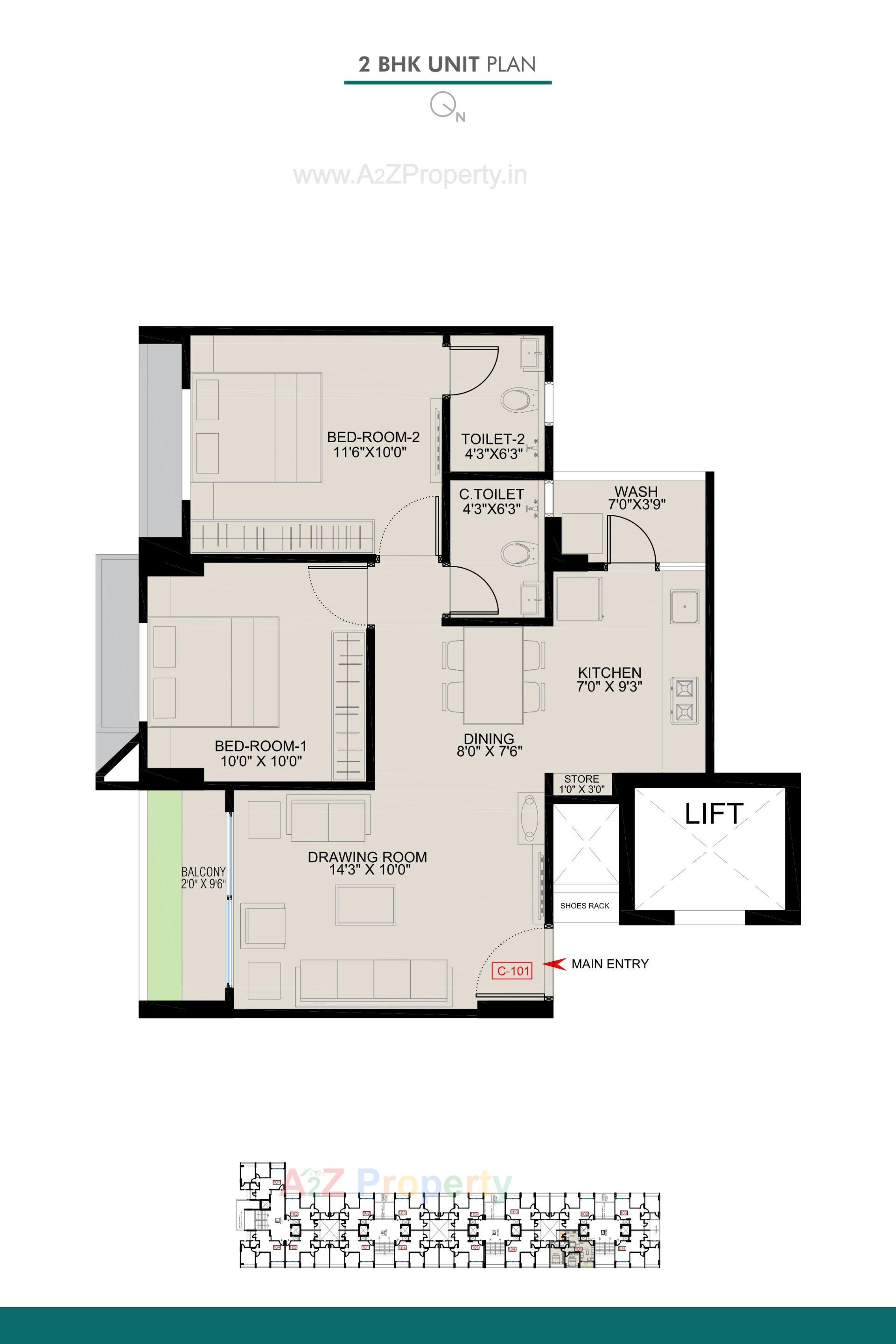 Layout of real estate project Sheladia Eris located at Shela, Ahmedabad, Gujarat