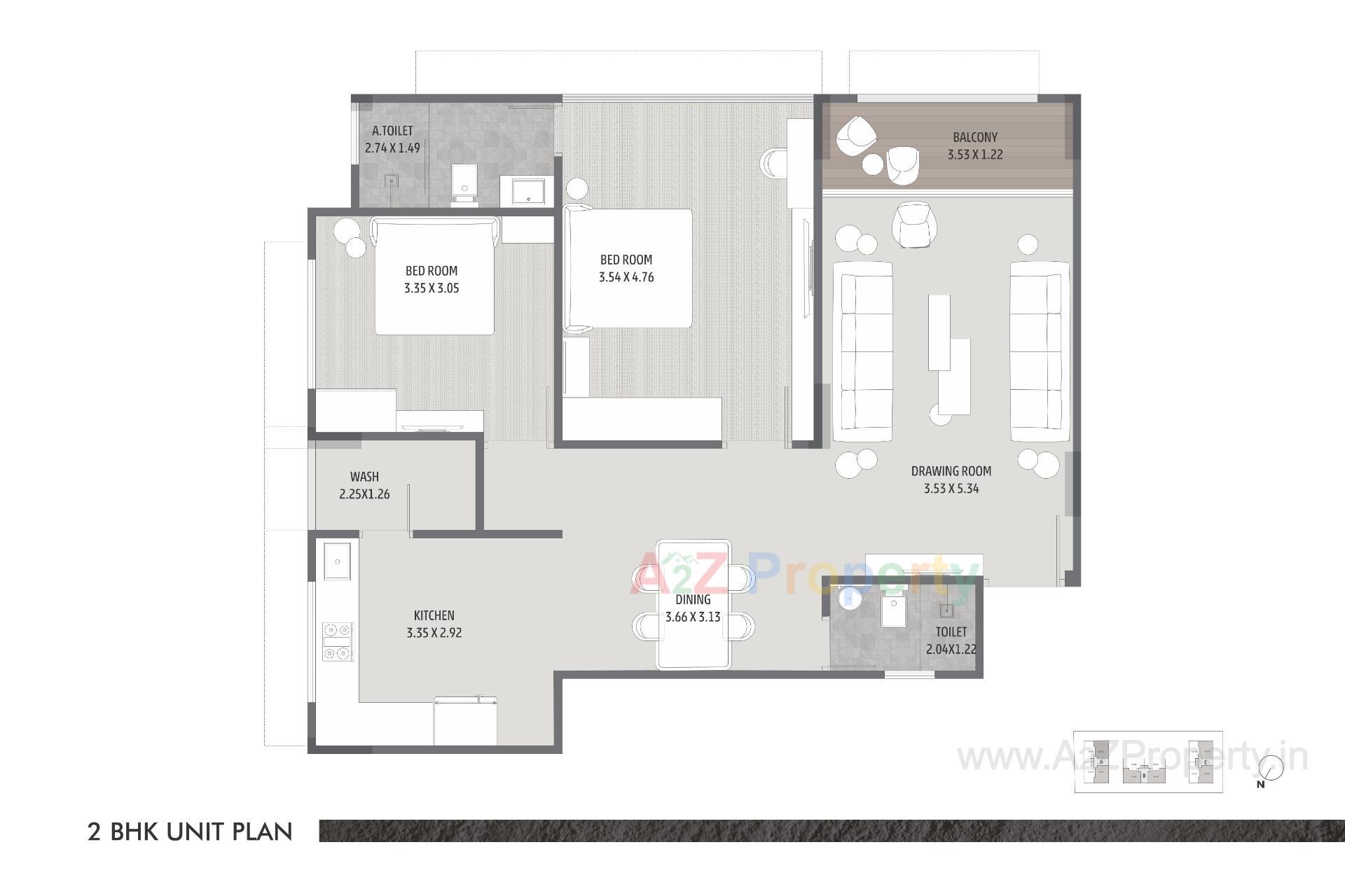 Layout of real estate project Sheladia Manor located at Ambli, Ahmedabad, Gujarat